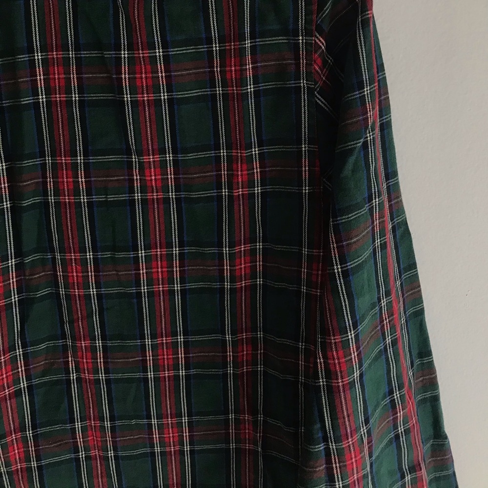 Pendleton Green Plaid Button Down, Sz Medium - image 7